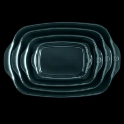 EMILE HENRY Plat De Cuisson|Grand Plat à Four Rectangulaire en Céramique 42,5 x 28 cm Belle-Île