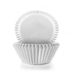 IBILI Moules En Papier|Grande Caissette Cupcake Blanc Ø 7,5 cm x H 4 cm (x100)