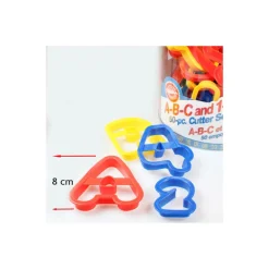 WILTON Emporte Pièce - Découpoir Pâtisserie|Grands Emporte Pièce Lettres et Chiffres (x50)