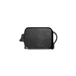 CHASSEUR Grills|Gril Beef en Fonte 27 x 20 cm Noir Mat