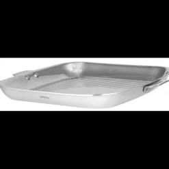 CRISTEL Grills|Poêles|Grill Carré Casteline 30 cm Poignée Amovible Inox