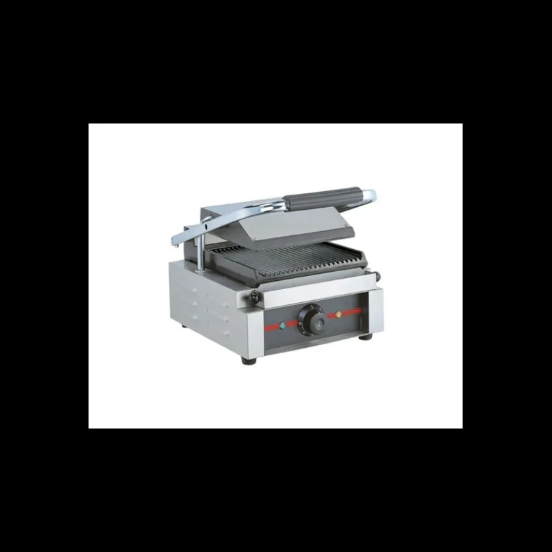 GAFIHC Matériel Snacking|Grill Panini Rainuré Plaque Simple 2,2 kW