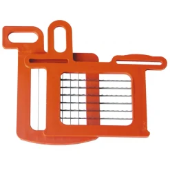 DYNAMIC Coupe Légumes|Grille 10 mm x 10 mm + poussoir pour Dynacube