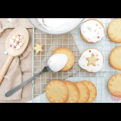 SCRAPCOOKING Grille Pâtisserie|Grille Pâtisserie en Métal 25 x 40 cm