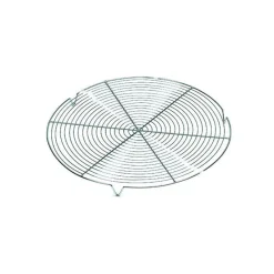 MATFER Grille Pâtisserie|Grille Ronde avec pieds Chromée Ø 32 cm