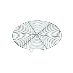 MATFER Grille Pâtisserie|Grille Ronde avec pieds Chromée Ø 28 cm