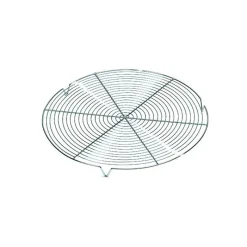 MATFER Grille Pâtisserie|Grille Ronde avec pieds Chromée Ø 24 cm