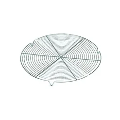 MATFER Grille Pâtisserie|Grille Ronde avec pieds Chromée Ø 36 cm
