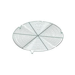 MATFER Grille Pâtisserie|Grille Ronde avec pieds Chromée Ø 20 cm