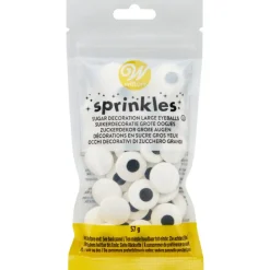WILTON Décoration Comestible|Gros Yeux en Sucre Ø 1,7 cm 57 g