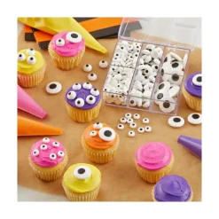 WILTON Décoration Comestible|Gros Yeux en Sucre Ø 1,7 cm 57 g