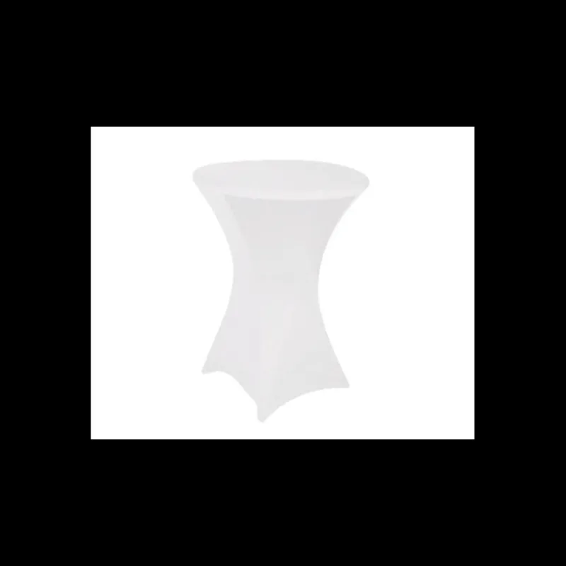 LYROSE Mobilier Restaurant|Housse pour Mange-Debout Blanche Congrès