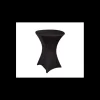 LYROSE Mobilier Restaurant|Housse pour Mange-Debout Noire Congrès