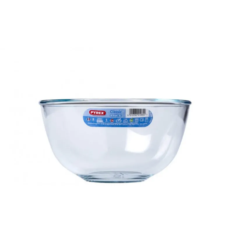 PYREX Servir, Présenter|Culs De Poule|Jatte en Verre Ø21 cm 2 L Classic