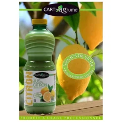 CUISINEADDICT Jus, Sirops|Jus de Citron en Bouteille 1L Carth'Agrume