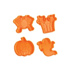 SCRAPCOOKING Emporte Pièce - Découpoir Pâtisserie|Kit 4 découpoirs pour Biscuits Halloween