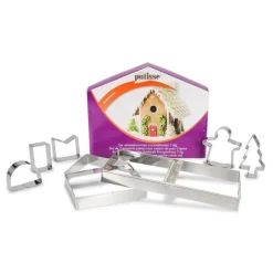 PATISSE Emporte Pièce - Découpoir Pâtisserie|Kit 7 Emporte-Pièces Inox Maison Pain d'Épices