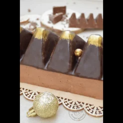 SCRAPCOOKING Moules À Gâteaux|Kit Bûche de Noël Royale Toblerone