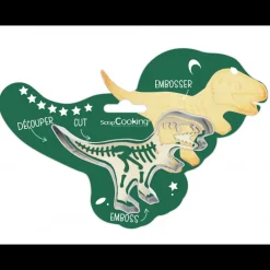 SCRAPCOOKING Emporte Pièce - Découpoir Pâtisserie|Kit Biscuit Dinosaure 12,3 cm