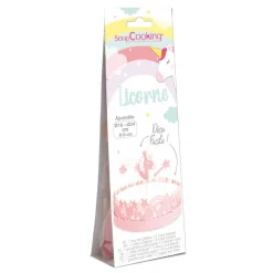 SCRAPCOOKING Décoration Gâteau|Kit Décor Gâteau Licorne (4 pièces)