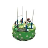 GATODECO Décoration Gâteau|Kit Décor Gâteau Rugby (8 pièces)