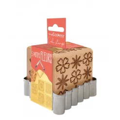 SCRAPCOOKING Emporte Pièce - Découpoir Pâtisserie|Kit Décoration Biscuit Motif Fleur