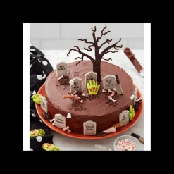 WILTON Décoration Comestible|Kit Décoration Gâteau Main de Zombie 12 pièces