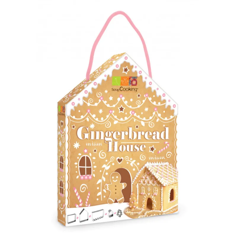 SCRAPCOOKING Emporte Pièce - Découpoir Pâtisserie|Kit découpoirs Maison Pain d'Épice