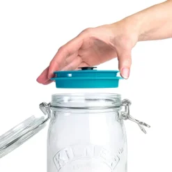 AIRTENDER Machine Sous Vide|Conservation|Kit de Mise Sous-Vide 3 Bocaux Kilner 1,5 L avec Couvercles et Pompe