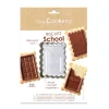SCRAPCOOKING Moules À Chocolat|Emporte Pièce - Découpoir Pâtisserie|Kit Emporte-Pièce et Moule à Chocolat Biscuit School