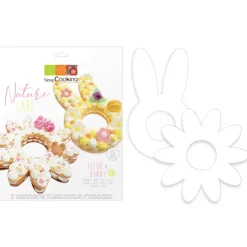 SCRAPCOOKING Ustensiles Décor Gâteau|Kit Flower Cake et Bunny Cake Scpracooking