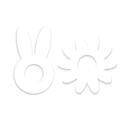 SCRAPCOOKING Ustensiles Décor Gâteau|Kit Flower Cake et Bunny Cake Scpracooking