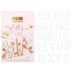 SCRAPCOOKING Ustensiles Décor Gâteau|Kit Letter Cake 26 Lettres