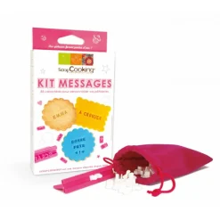 SCRAPCOOKING Emporte Pièce - Découpoir Pâtisserie|Kit Messages Biscuits Personnalisés 85 Emporte pièces
