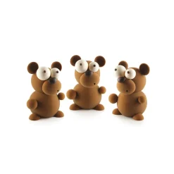 SILIKOMART Moules À Chocolat|Kit Moules Chocolat Ours en PVC 14 x 16 x 21 cm (x5)