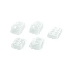 SILIKOMART Moules À Chocolat|Kit Moules Chocolat Ours en PVC 14 x 16 x 21 cm (x5)