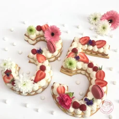 SCRAPCOOKING Ustensiles Décor Gâteau|Kit Number Cake 28 cm