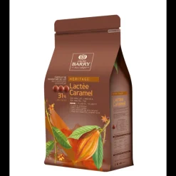 BARRY Chocolat De Couverture|Lactée Caramel, Pistoles Chocolat Couverture 31% 5 kg