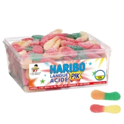 HARIBO Confiserie|Langues Acides Pik x 105 - Boîte Bonbon