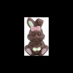 ABTEY Confiserie|Lapin Décoré Chocolat Lait et Blanc 10g x45
