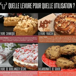 PATISDECOR Levures|Levure boulangère sèche 300 g Patisdécor