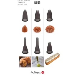 DE BUYER Douilles Pâtisserie|Lot 6 Douilles Tritan à Garnir