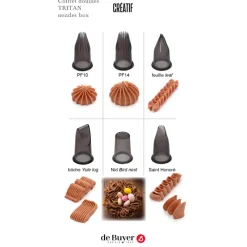 DE BUYER Douilles Pâtisserie|Lot 6 Douilles Tritan Décoration