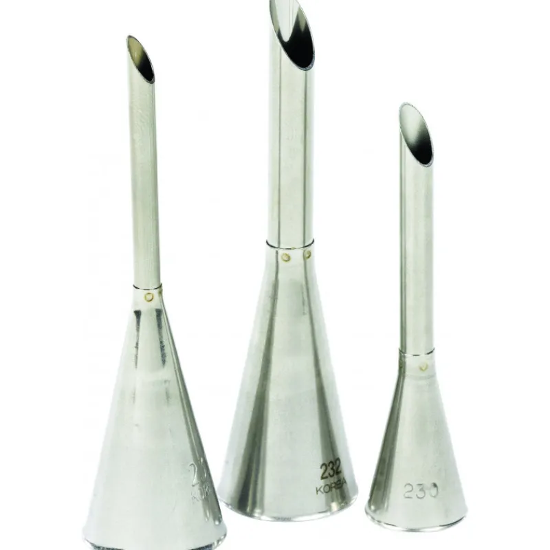 MALLARD FERRIERE Douilles Pâtisserie|Lot de 3 Douilles à Garnir les Choux Inox