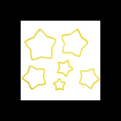 WILTON Emporte Pièce - Découpoir Pâtisserie|Lot de 6 Emporte-Pièces Etoile