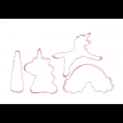 SCRAPCOOKING Emporte Pièce - Découpoir Pâtisserie|Lot de 4 Emporte-Pièces Licorne