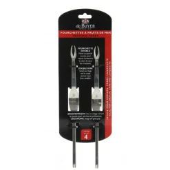 DE BUYER Couverts|Lot de 4 Fourchettes à Crustacés