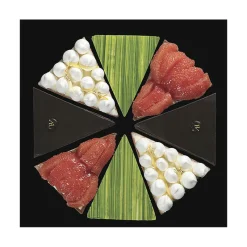 MATFER Cercle À Patisserie|Lot de 8 Triangles à Part de Tarte individuelle