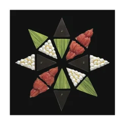 MATFER Cercle À Patisserie|Lot de 8 Triangles à Part de Tarte individuelle