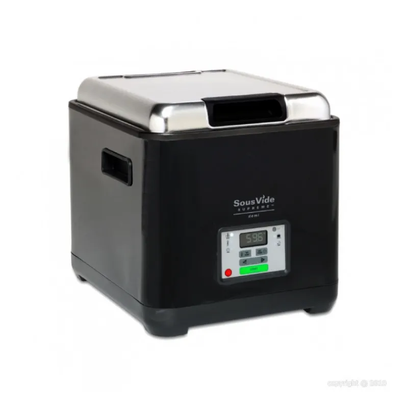 TELLIER Machine Sous Vide|Machine pour Cuisson Sous Vide 8.7L Noir Supreme